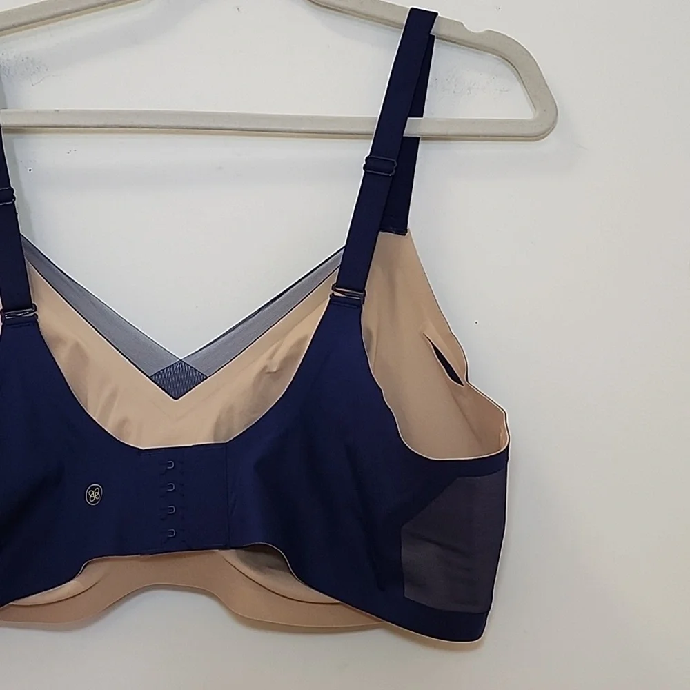 Honeylove Liftwear Crossover Bra Blue Navy  Size 3X - Picture 10 of 16